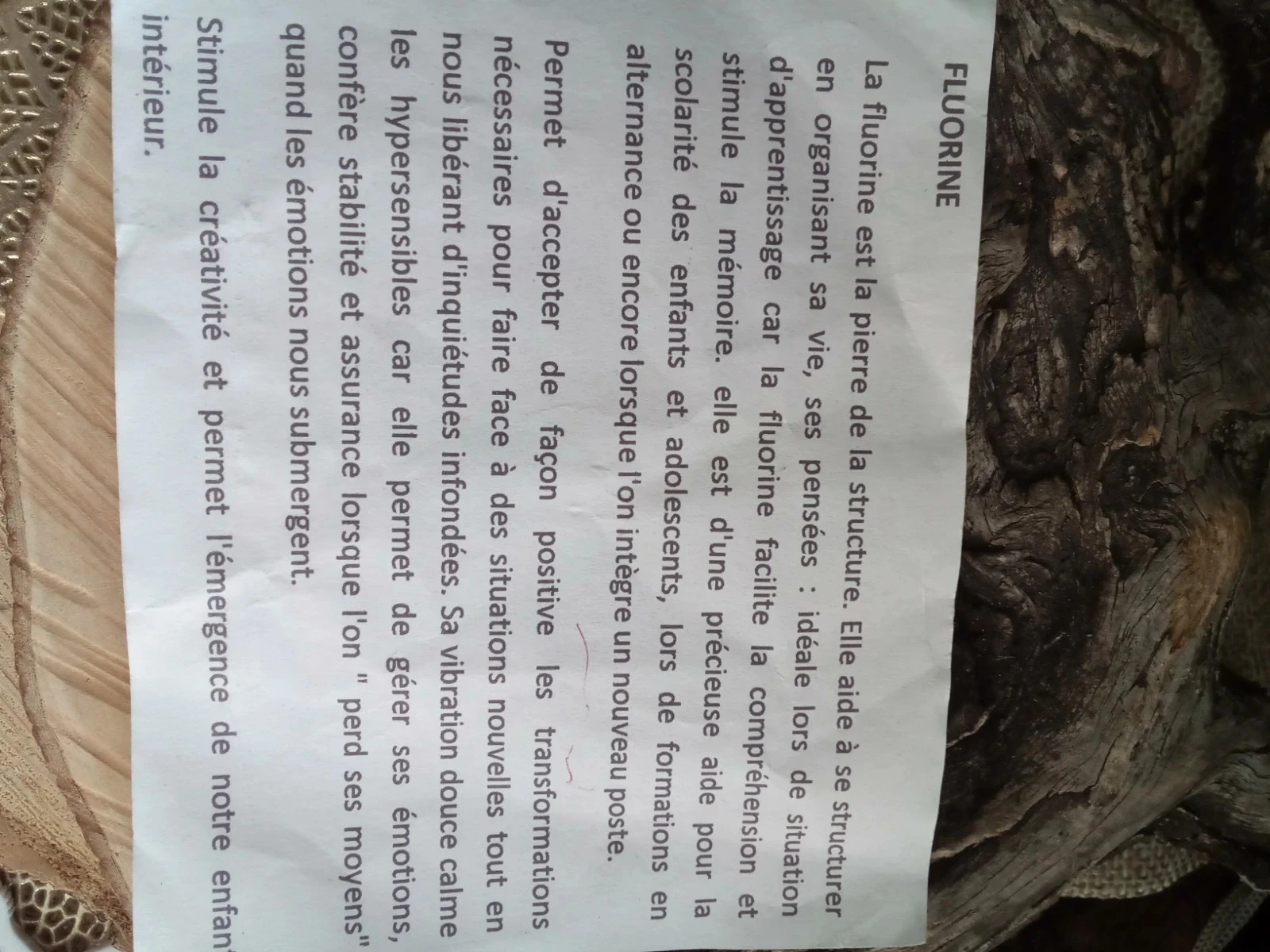 Hangende halsketting met fluoriet steen – photo 2